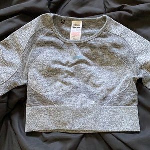 Gymshark flex long sleeve crop top size small